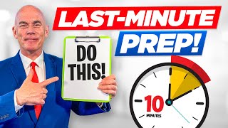 LASTMINUTE INTERVIEW PREP How To Prepare For An Interview In Under 10 Minutes [upl. by Kaycee]