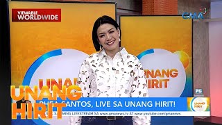 Rhea Santos LIVE sa Unang Hirit  Unang Hirit [upl. by Myrtle771]