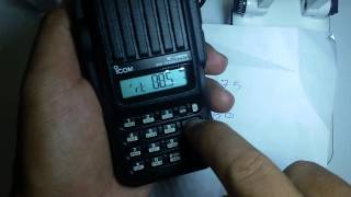 วิธีตั้งค่าduplex icom V80 E [upl. by Keelby]