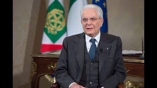 Messaggio di Fine anno del Presidente della Repubblica Mattarella [upl. by Peterman]