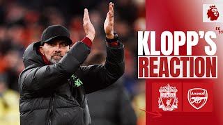 Klopps Reaction Two Top Teams Kostas amp Luis Diaz Update  Liverpool 11 Arsenal [upl. by Ahsikrats]