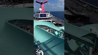 Carnival Liberty Waterslide ASMR carnival carnivalcruise carnivalliberty [upl. by Gone]