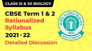 CBSE Term Wise Syllabus  Class 11 and 12 Biology Board Exam Syllabus 202122 202223 [upl. by Darius711]