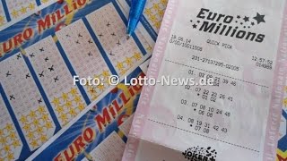 Euromillions Gewinnzahlen Dienstag 09022016 [upl. by Ahsats]