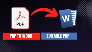 How To Convert Pdf To Word In Laptop [upl. by Tootsie80]