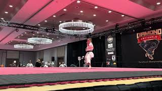 Lilli McGuire Womens JapaneseOkinawan Forms  Diamond Nationals 2024 [upl. by Fanechka759]