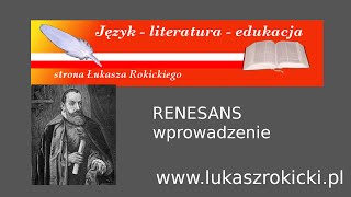 Renesans  wprowadzenie do epoki [upl. by Petty]