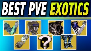 The TOP 5 PVE Exotic Armor Pieces For EACH Class in Destiny 2 Lightfall  Destiny 2 [upl. by Jillie]