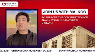 Shaukat Khanum Fundraising Gala Dinners in USA  Malkoo  SKMCHampRC Karachi  November 2024 [upl. by Macri]