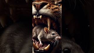 Big cat Vs Rat। Rabbit Vs big cat।ai trendingshorts animals shortvideo youtubeshorts [upl. by Oirramaj]