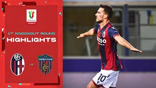 Bologna 10 Cosenza  Goal and Highlights 1st Knockout Round  Coppa Italia Frecciarossa 202223 [upl. by Amelina]