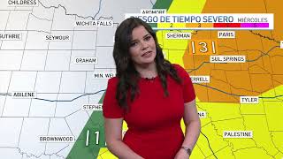 Posibilidad de tiempo severo para partes del norte de Texas  Telemundo 39 [upl. by Adnuahsal151]