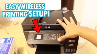 How to setup Wireless Printing Quick and Easy Epson L5290 [upl. by Assi]