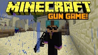 Minecraft GUN GAME 1  Feat TheCampingRusher amp MrMitch361 [upl. by Enileuqcaj]