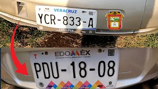 COMO CAMBIAR PLACAS DE OTRA ENTIDAD AL ESTADO DE MÉXICO  TUTORIAL [upl. by Daffi741]