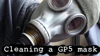 How to clean a GP5 gas mask after purchase [upl. by Haldes181]