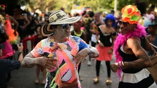 Parades close four days of Colombias Barranquilla Carnival [upl. by Adnolrehs311]