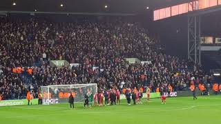 west brom vs aldershot town good turn out for the away fans [upl. by Ahsiryt]