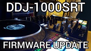 DDJ1000SRT Firmware Update WINDOWS HD FIRST FIRMWARE UPDATE [upl. by Derman]