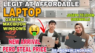 MURANG BRANDNEW at SLIGHTLY USED LAPTOP MACBOOKWINDOWSGAMING LAPTOP PRICE march 2024 GREENHILLS [upl. by Mogerly]