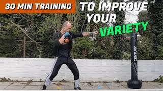 Variety in Savate Combinations  Full training session [upl. by Patrice633]