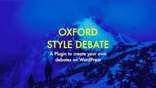 OxfordStyle Debate  New Generation [upl. by Fabrienne]