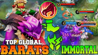 Immortal Barats Revamp Gameplay  MLBB Barats Best Build 2023 Tutorial Guide Jungle Tank Build MLBB [upl. by Arimihc353]