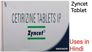 Zyncet Tablet uses side effects and doses in Hindi [upl. by Elkcim635]