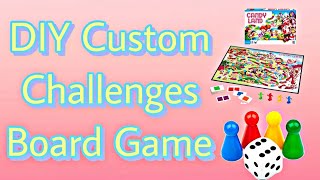 DIY Custom Board Game 😱😍🔥 DIY Paper Game  DIY Handmade Board Game [upl. by Lynnworth713]