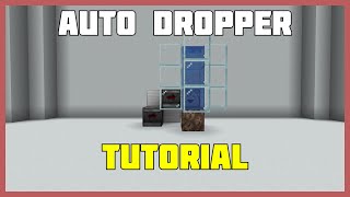 Minecraft 119 Simple Auto Dropper Tutorial [upl. by Enamrahs]