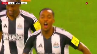 Joseph Willock Goal Today  Nottingham Forest vs Newcastle United 45 Goals ResultsHighlights [upl. by Leber848]