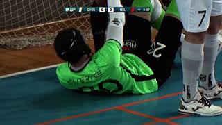 3ºSEMIFINAL  1Futsal Liga 2324  HIGHLIGHTS Victor Espindola  FK Chrudim 7x2 Helas Brno [upl. by Enalahs]