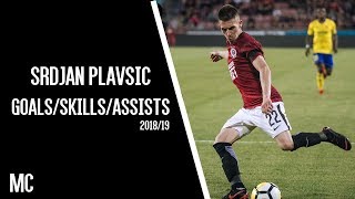 Srdjan Plavšič  GOALSSKILLSASSISTS  201819 [upl. by Placidia]