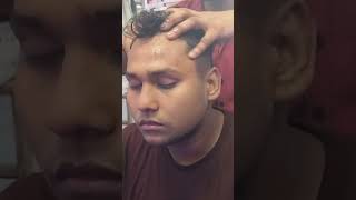 Asmr scalp massage with heavy oiling asmr relaxing massage viralvideo shorts sleep [upl. by Lutero]