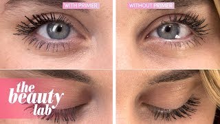 Mascara Primer Review  Beauty Lab  Cosmopolitan UK [upl. by Lled]