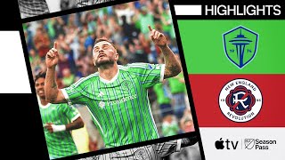 Seattle Sounders FC vs New England Revolution  Full Match Highlights  July 6 2024 [upl. by Einahpets199]