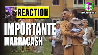 MARRACASH  IMPORTANTE  noi loro gli altri DELUXE   REACTION by Arcade Boyz [upl. by Dry]