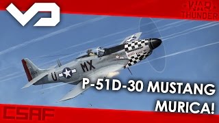 War Thunder CZ  Letadla 4díl  P51D30 Mustang  Murica FullHD [upl. by Ordnassela]