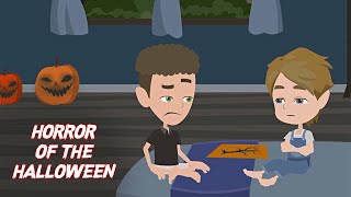 Horror Of The Halloween  Animated Scary Story In Hindi [upl. by Essile]