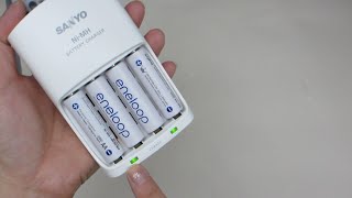 Powerful and Rechargeable Eneloop AA Batteries Review [upl. by Notyep848]