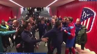 Atletico Madrid vs Man City Entire Tunnel Fight [upl. by Nebra]