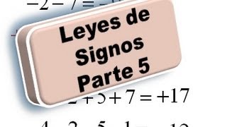 Leyes de signos Multiplicacion de numeros enteros [upl. by Masuh]