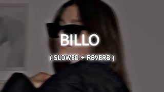 BILLO SLOWED  REVERB J STAR  slowedandreverb lofi jstar billo [upl. by Hawkie470]