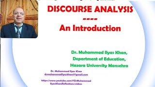 Discourse Analysis An Introduction [upl. by Madora862]