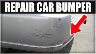 How to Repair a Scuffed or Damaged Car Bumper for less than 100 [upl. by Eduj]