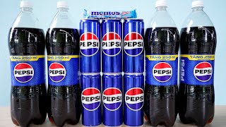 Hunting PEPSI in the garden and make foam eruption with mentos and soda Toy ASMR [upl. by Drud275]