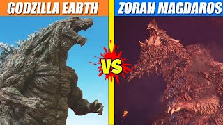 Godzilla Earth vs Zorah Magdaros  SPORE [upl. by Oswell151]