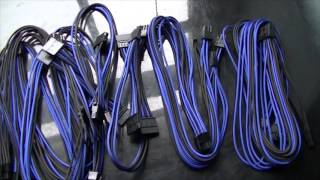 CableMod BSeries Cable Kit BlackBlue Unboxing and Review [upl. by Alahs932]