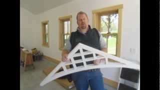 How To Install Fypon Gable Pediments [upl. by Aribold]