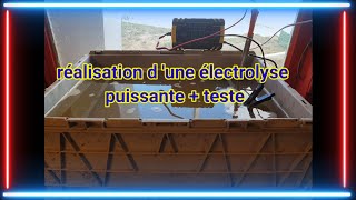 Présentation et réalisation dune électrolyse maison [upl. by Rehpretsirhc]